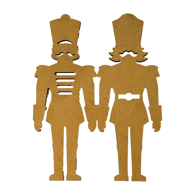 Stamperia Crafty shapes: Alice in Christmas soldiers