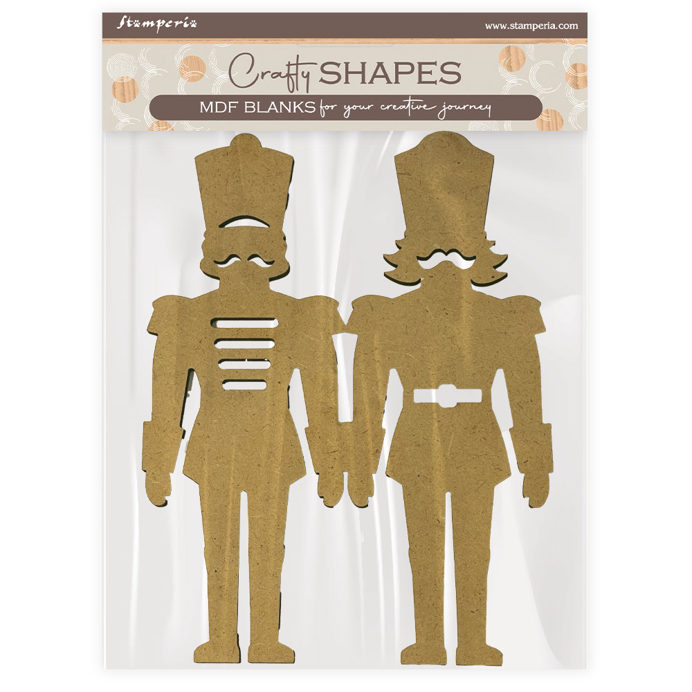 Stamperia Crafty shapes: Alice in Christmas soldiers