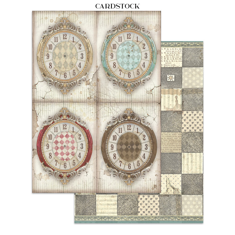 Stamperia Junk journal stickers, cut-outs, backgrounds - Alice in Christmas