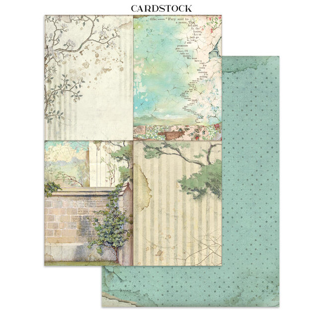 Stamperia Junk journal stickers, cut-outs, backgrounds - Alice in Christmas