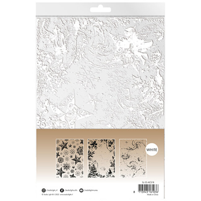 Studio Light Acetate Sheets Snow, Fairies Christmas Essentials nr.18