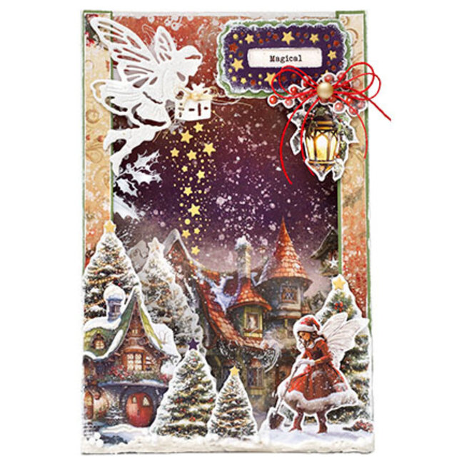 Studio Light Unicolor Paper Pad Fairy Christmas Essentials nr.340