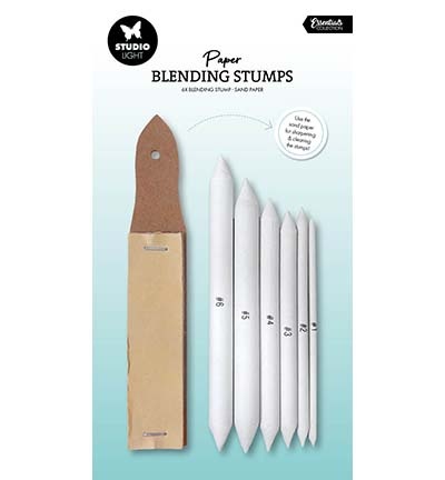Studio Light Paper blending stumps & sand paper Essentials nr. 02