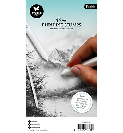 Studio Light Paper blending stumps & sand paper Essentials nr. 02