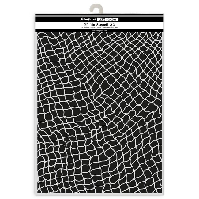 Stamperia Big stencil A3 - Fishing net
