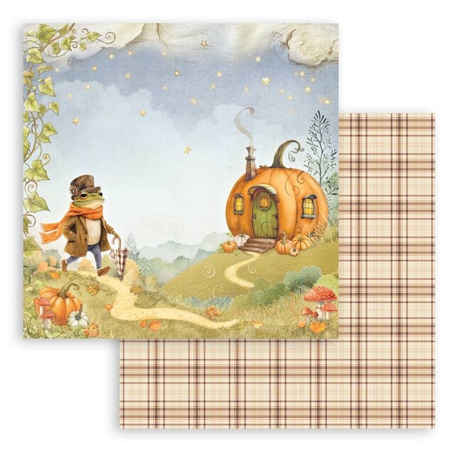 Stamperia Papierblok 30,5x30,5 cm - 10 vellen - Whispering woods