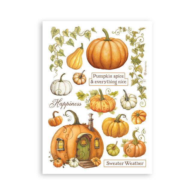 Stamperia Washi pad 8 sheets A5 - Whispering woods