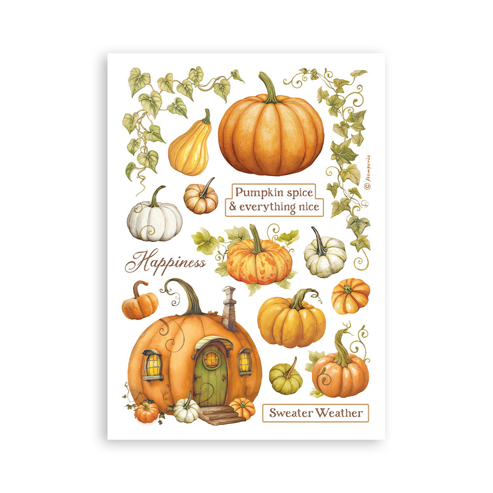 Stamperia Washi pad 8 sheets A5 - Whispering woods