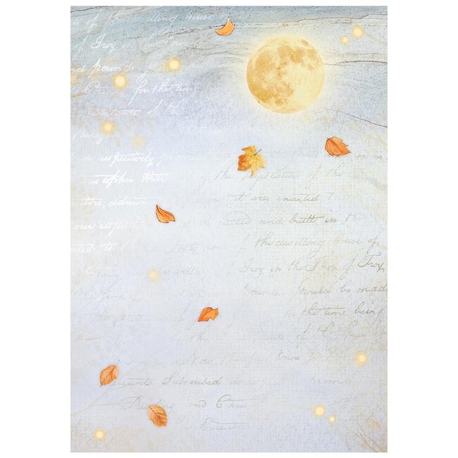 Stamperia Selection 8 Rice paper A6 backgrounds - Whispering woods