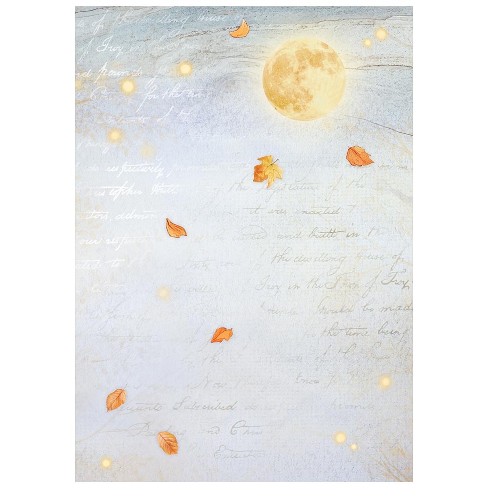 Stamperia Selection 8 Rice paper A6 backgrounds - Whispering woods
