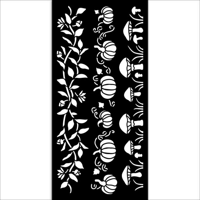 Stamperia Thick stencil cm 12X25 - Whispering woods 3 stripes