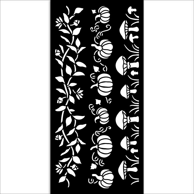 Stamperia Thick stencil cm 12X25 - Whispering woods 3 stripes