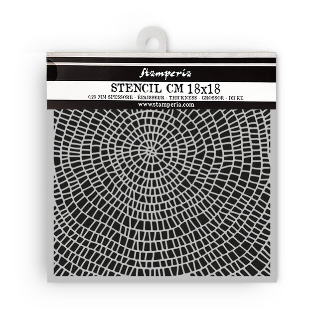 Stamperia Assortment stencils Whispering woods 8 pcs