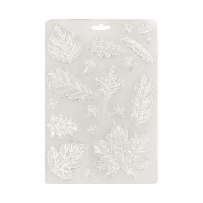 Stamperia Soft Mould A5 - Whispering woods leaves