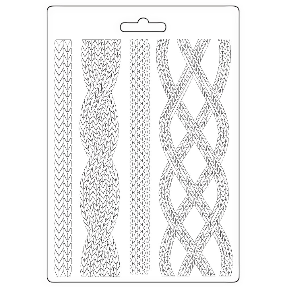 Stamperia Soft Mould A5 - Whispering woods cords