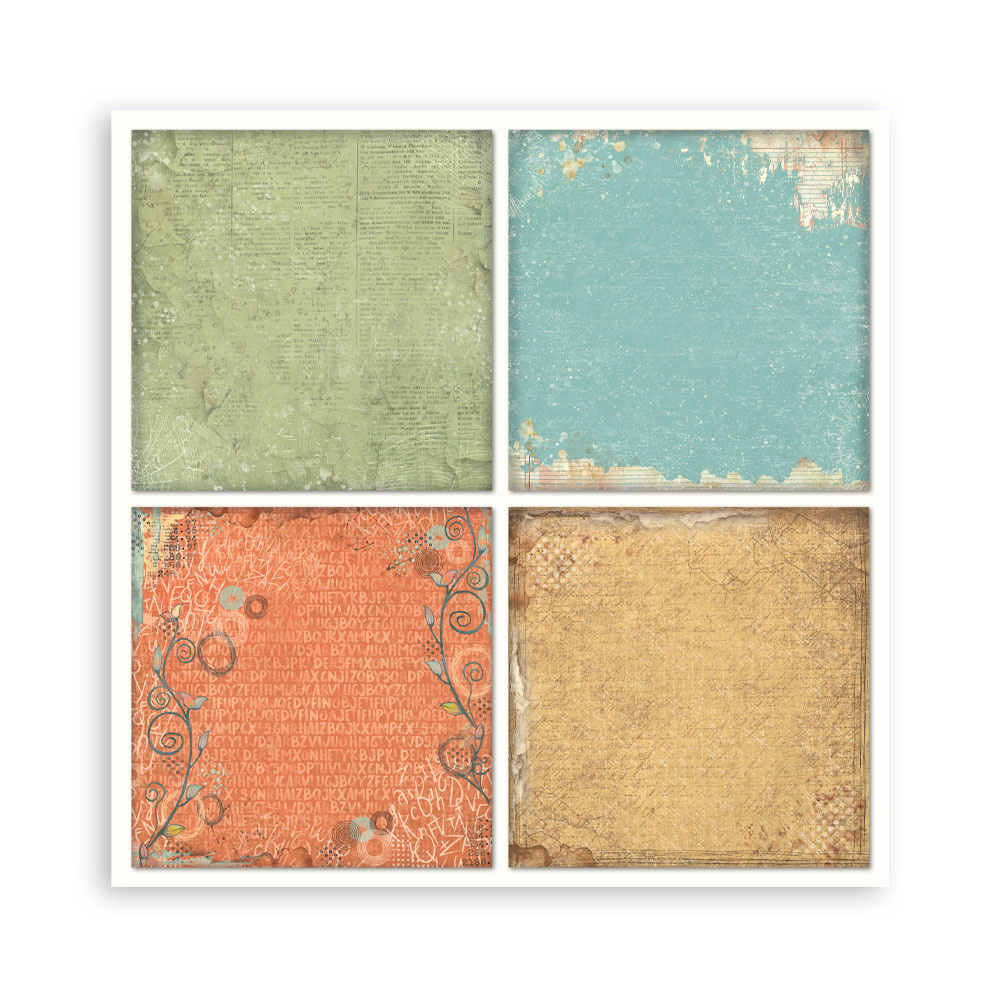 Stamperia Scrapbooking Pad 22 sheets cm 20,3X20,3 (8"X8") Single Face Furry Friends