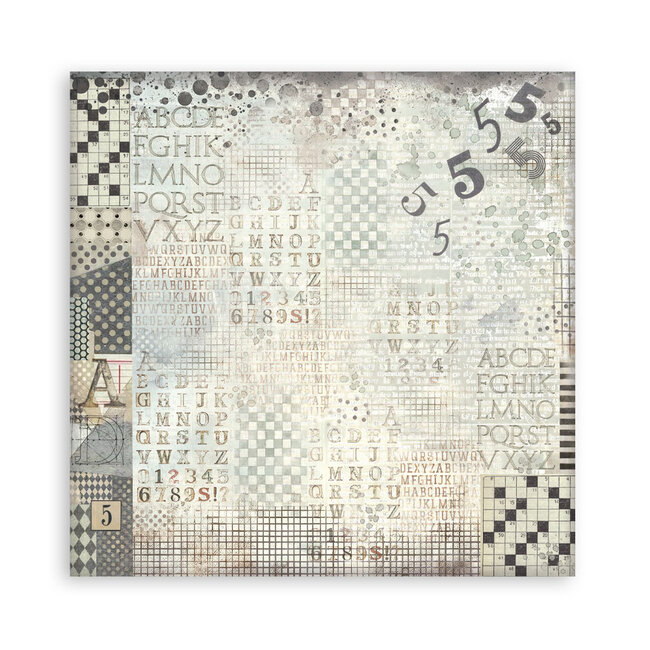 Stamperia Papierblok 20,3x20,3 cm - 22 vellen - Single Face Furry Friends