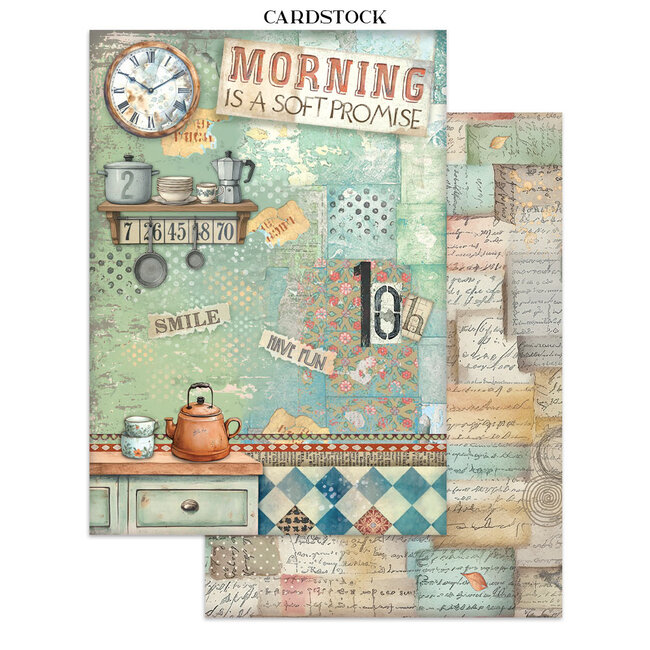 Stamperia Junk journal stickers, cut-outs, backgrounds - Furry Friends