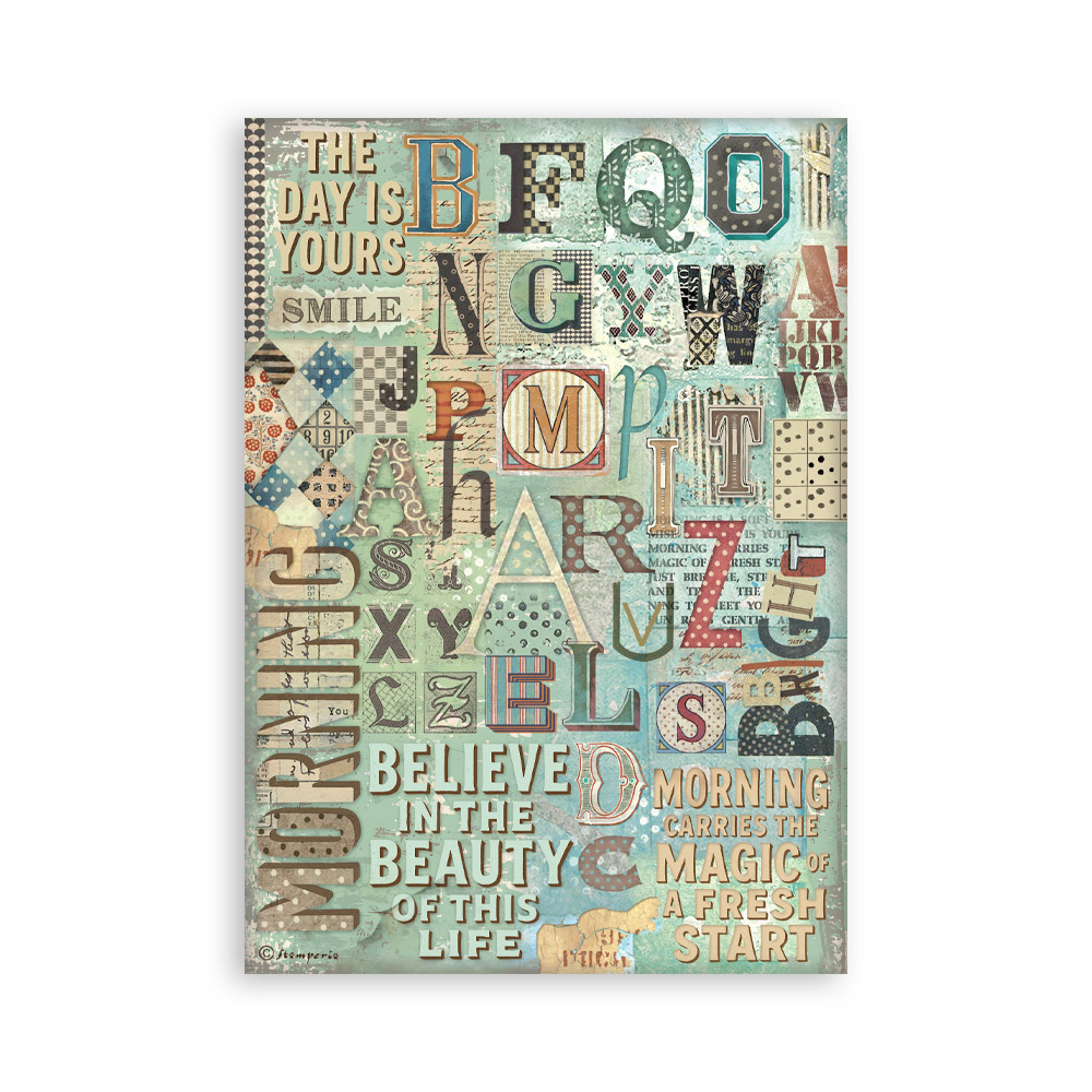 Stamperia Washi pad 8 sheets A5 - Furry Friends