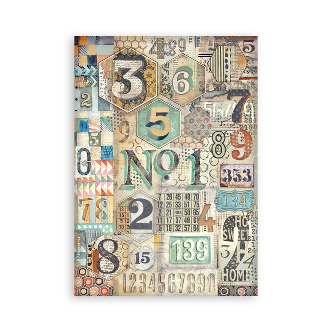 Stamperia Washi pad 8 sheets A5 - Furry Friends