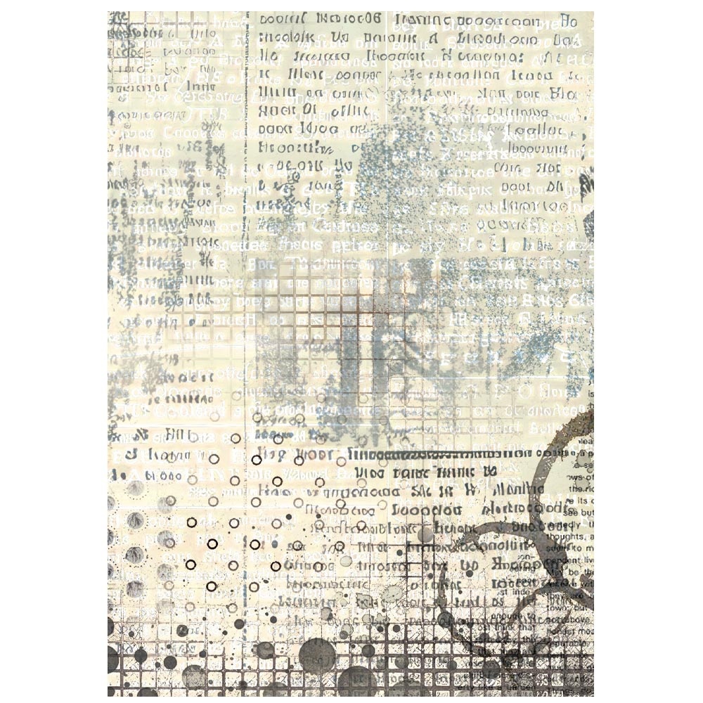 Stamperia Selection 8 Rice paper A6 backgrounds Furry Friends