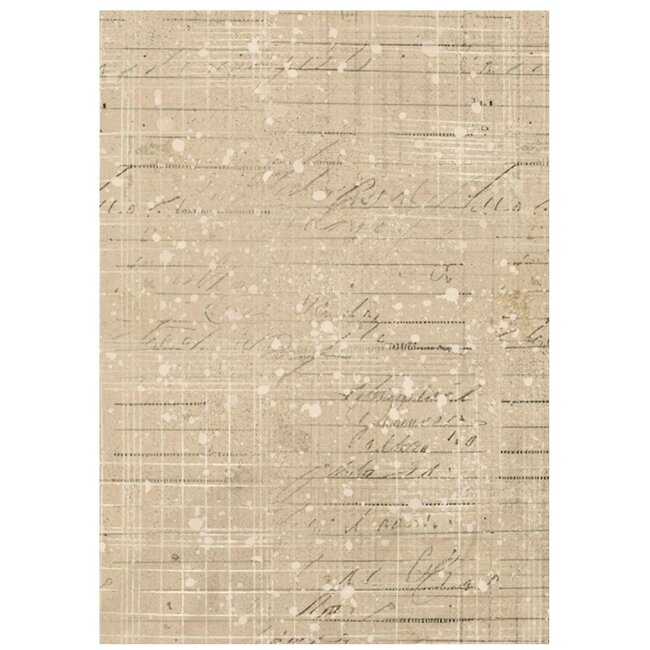 Stamperia Selection 8 Rice paper A6 backgrounds Furry Friends