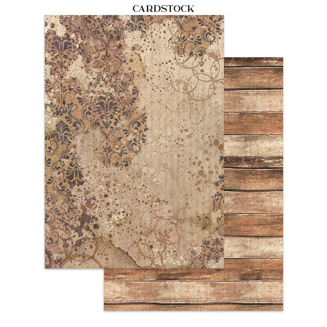 Stamperia Junk journal stickers, cut-outs, backgrounds - Coffee and Chocolate