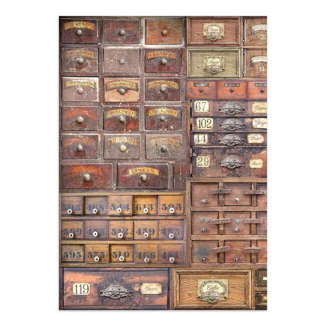 Stamperia Junk journal stickers, cut-outs, backgrounds - Coffee and Chocolate