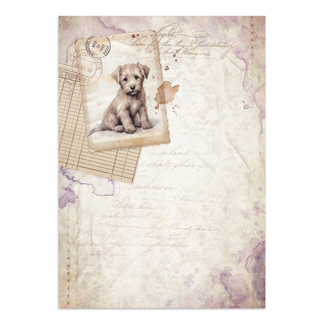 Stamperia Junk journal stickers, cut-outs, backgrounds - Quiet Days