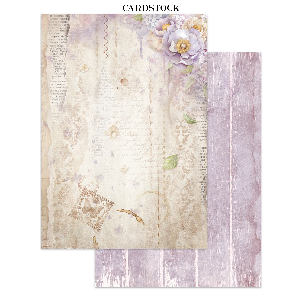 Stamperia Junk journal stickers, cut-outs, backgrounds - Quiet Days