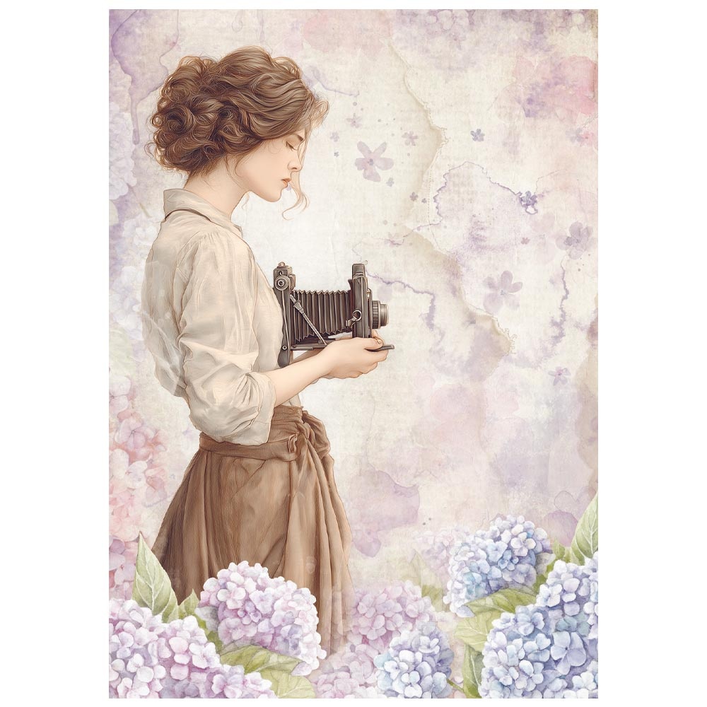 Stamperia Mini Rice paper A6 8 sheets  Quiet Days