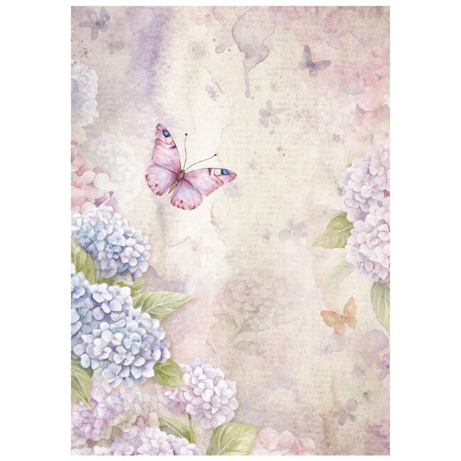 Stamperia Mini Rice paper A6 8 sheets  Quiet Days