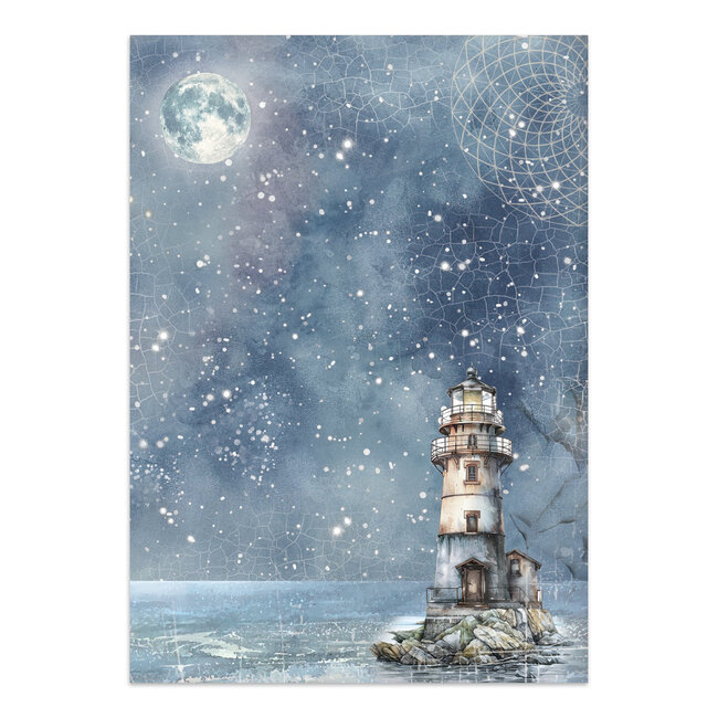 Stamperia Junk journal stickers, cut-outs, backgrounds - Silent Sea