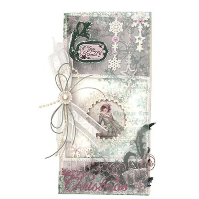 Studio Light JMA Acetate Sheets White & Vintage mint Christmas Blush nr. 20