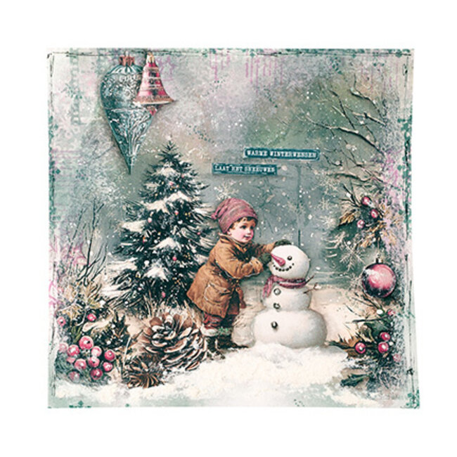 Studio Light JMA Paper Elements 35 Collage elements Christmas Blush nr. 45