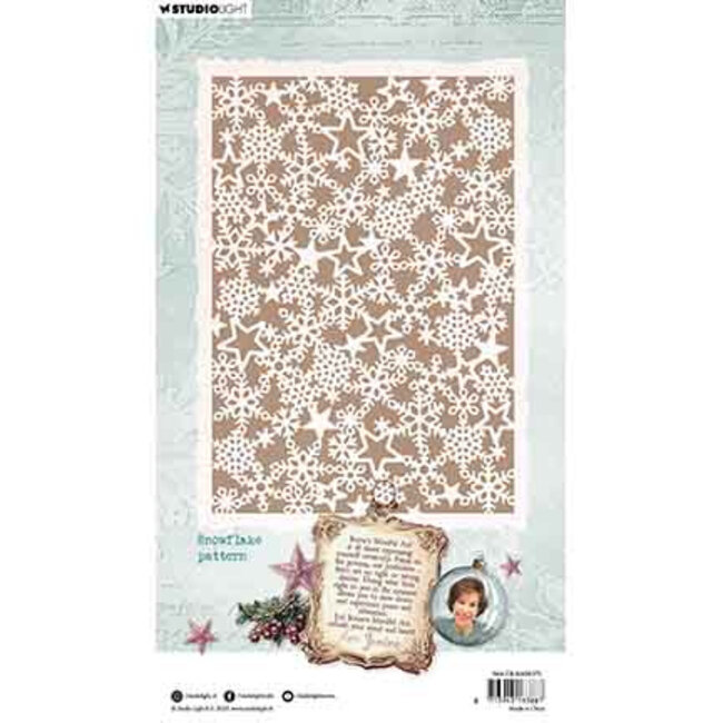 Studio Light JMA Mask Snowflake pattern Christmas Blush nr. 375