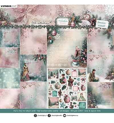 Studio Light JMA Designer Paper Pad Double-sided scrapbooking Christmas Blush nr. 394
