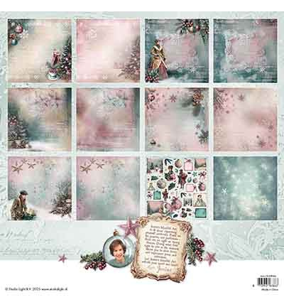 Studio Light JMA Designer Paper Pad Double-sided scrapbooking Christmas Blush nr. 394