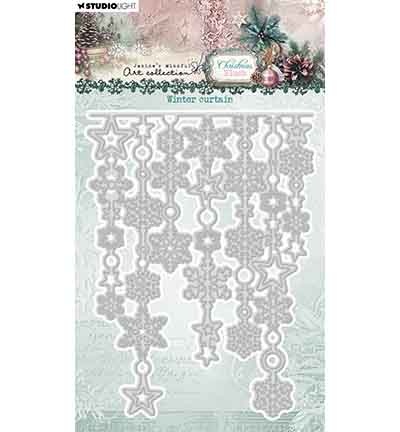 Studio Light JMA Cutting Die Winter curtain Christmas Blush nr. 1062