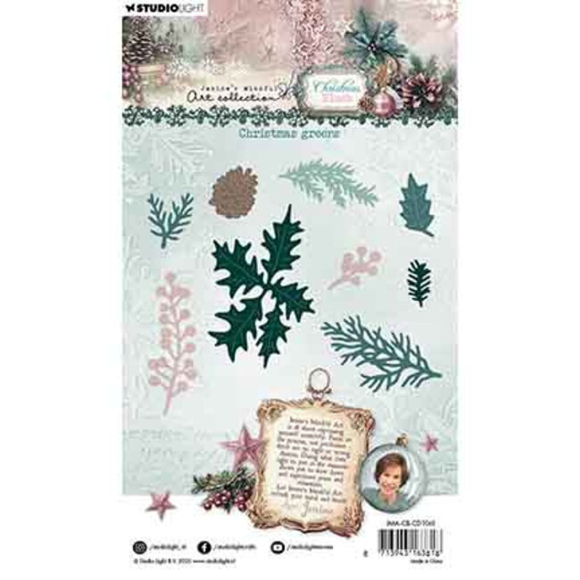 Studio Light JMA Cutting Die Christmas greens Christmas Blush nr. 1061