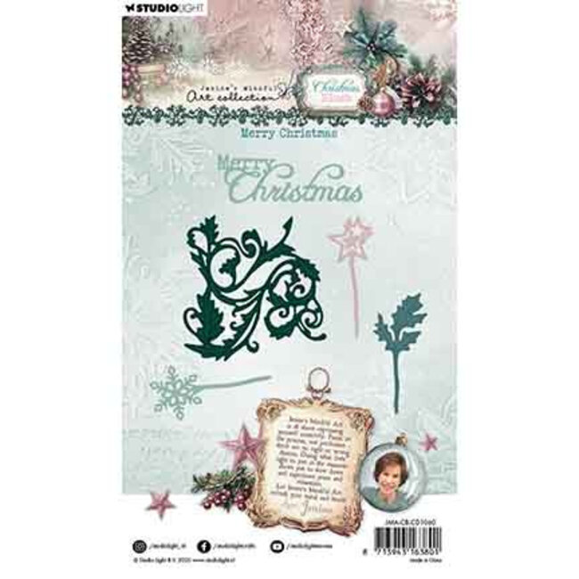 Studio Light JMA Cutting Die Merry Christmas Christmas Blush nr. 1060