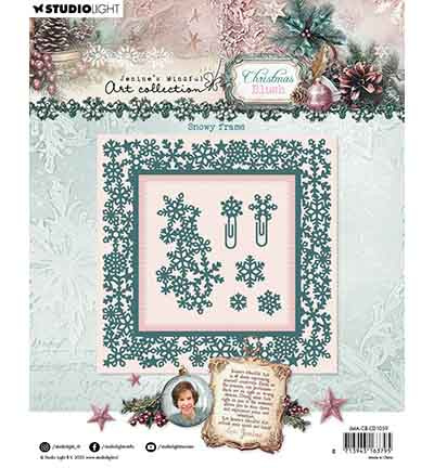 Studio Light JMA Cutting Die Snowy frame Christmas Blush nr. 1059