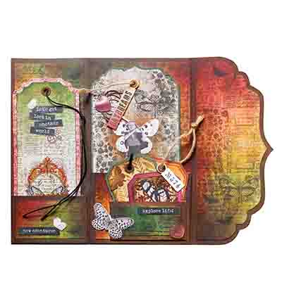 Studio Light SL Stamp & Cutting Dies Label & Stamp Grunge Collection nr. 100