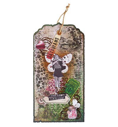 Studio Light SL Stamp & Cutting Dies Label & Stamp Grunge Collection nr. 100