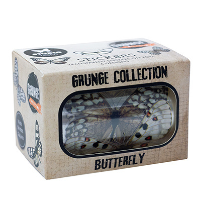 SL Clear Stickers Butterfly Grunge Collection 5 Meter nr. 54 - Scraphut