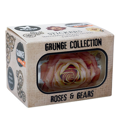 Studio Light SL Clear Stickers Vintage roses Grunge Collection 5 Meter nr. 55