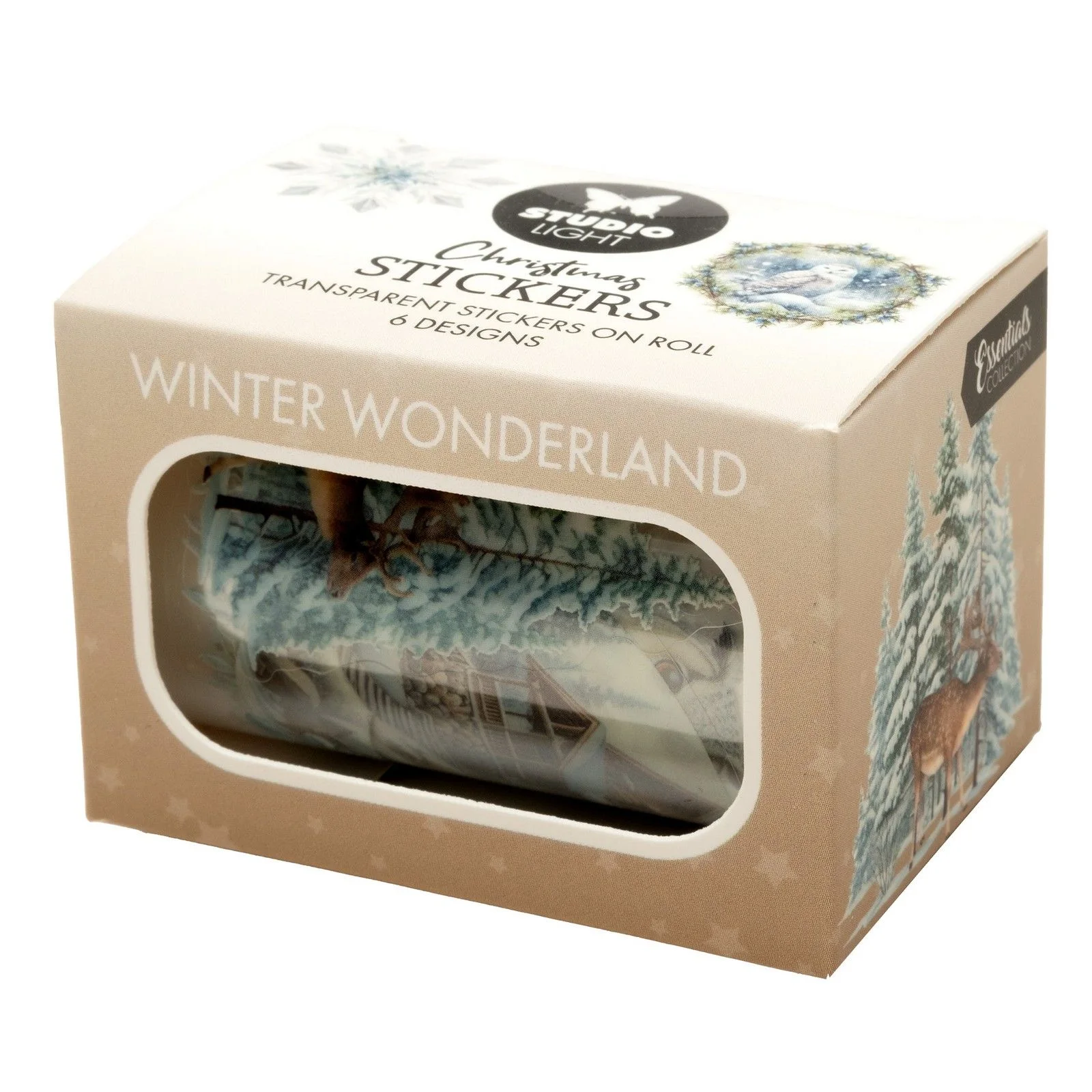 Studio Light SL Clear Stickers Winter Wonderland 6 Designs Essentials 5 Meter nr. 48
