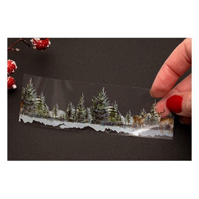 Studio Light SL Clear Stickers Winter Wonderland on a roll Essentials 5 Meter nr. 49