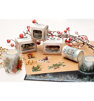 Studio Light SL Clear Stickers Winter Wonderland on a roll Essentials 5 Meter nr. 49