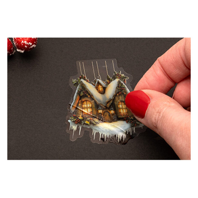 Studio Light SL Clear Stickers Fairy Christmas 6 Designs Essentials 5 Meter nr. 50